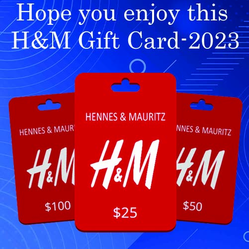 New H&M Gift Card 2023